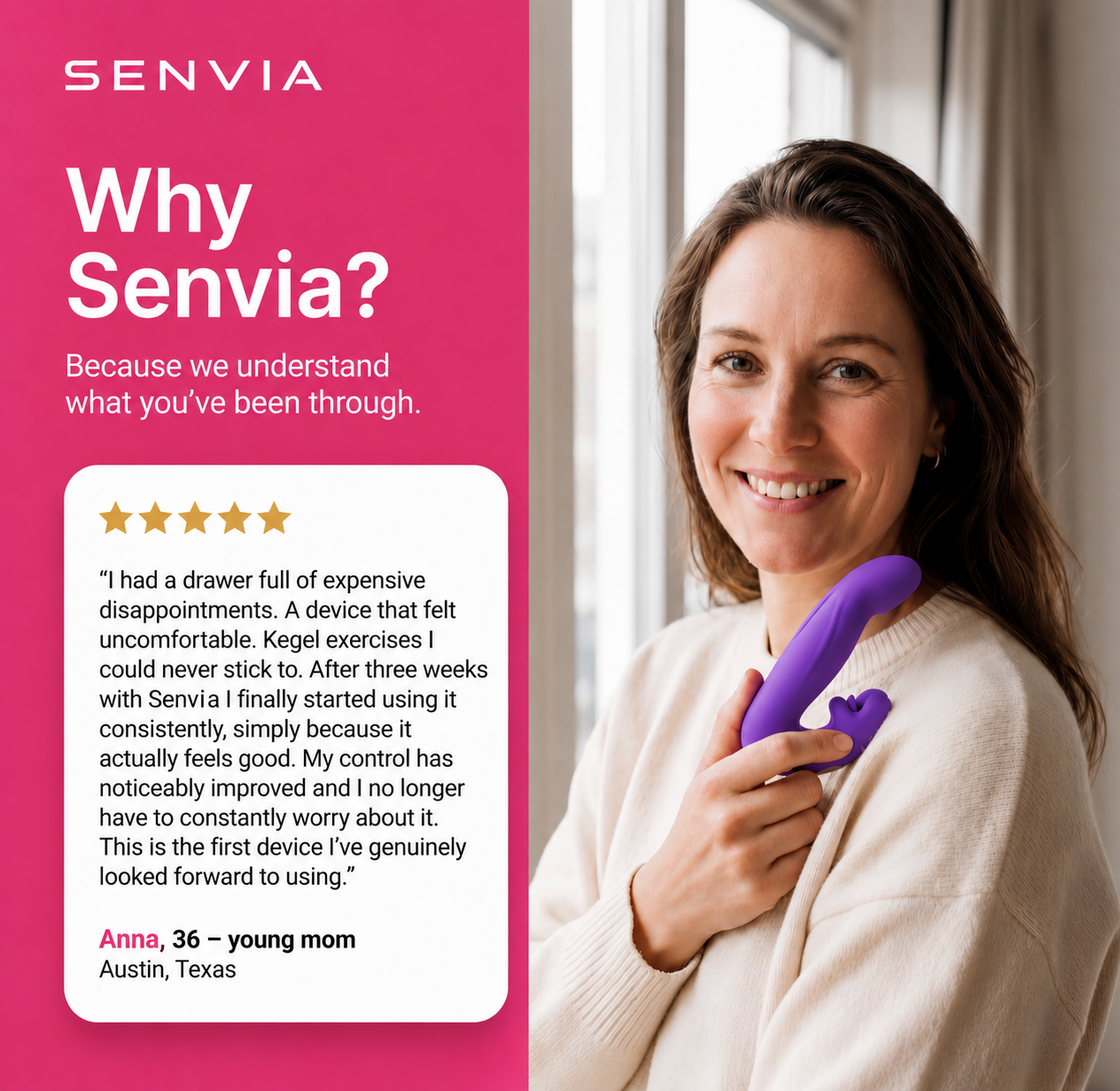 Senvia™ 4-in-1 Pelvic Floor Activator